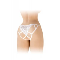 Мереживні трусики з доступом Fashion Secret Zoe White, з бантиком — Просмотреть изображение 2
