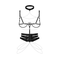 Портупея Obsessive Premisis Black harness S/M/L — Просмотреть изображение 3