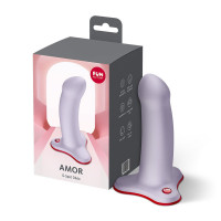 Фаллоимитатор Fun Factory AMOR Purple, длина 14,6 см, диаметр 3,7 см, изогнутый — Просмотреть изображение 8