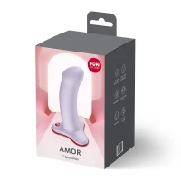 Фалоімітатор Fun Factory AMOR Purple, довжина 14,6 см, діаметр 3,7 см, вигнутий — Просмотреть изображение 9