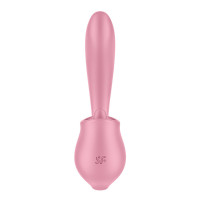 Вагінально-кліторальний вібратор Satisfyer Tongue Genius з язичком — Переглянути зображення 3