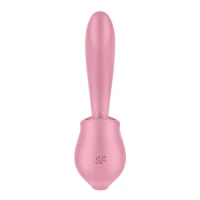 Вагінально-кліторальний вібратор Satisfyer Tongue Genius з язичком — Просмотреть изображение 4