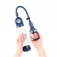 Вакуумная помпа для пениса Boners Penispump With Pressure Gauge