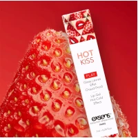 Стимулювальний блиск для губ EXSENS Strawberry Hot Kiss 7 мл, зігріває та охолоджує — Просмотреть изображение 4