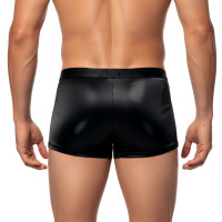 Чоловічі труси з сюрпризом Art of Sex - Gladiator, чорні з ефектом мокрого оксамиту, розмір XL — Переглянути зображення 2