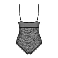 Кружевное боди с доступом Obsessive 818-TED-1 teddy XS/S, черное Кружевное боди с доступом Obsessive 818-TED-1 teddy XS/S, черное