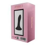 Дилдо з присоскою Adrien Lastic Hitsens 5 Black, відмінно для страпона, діаметр 2,4 см, довжина 13см — Просмотреть изображение 7