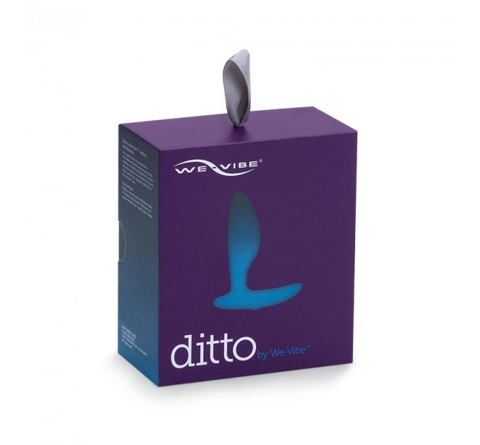 Анальна смарт-вібропробка We-Vibe Ditto Moonlight Blue з пультом ДК