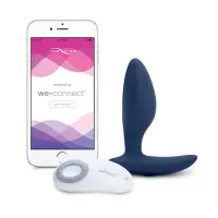 Анальна смарт-вібропробка We-Vibe Ditto Moonlight Blue з пультом ДК — Переглянути зображення 1