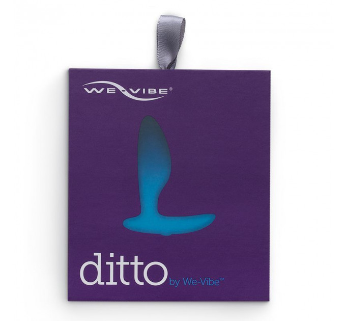 Анальна смарт-вібропробка We-Vibe Ditto Moonlight Blue з пультом ДК