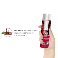 Змазка на водній основі JO H2O — Cherry Burst (120 мл) без цукру, рослинний гліцерин — Переглянути зображення 4