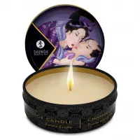 Масажна свічка Shunga Mini Massage Candle – Exotic Fruits (30 мл) з афродизіаками — Переглянути зображення 1