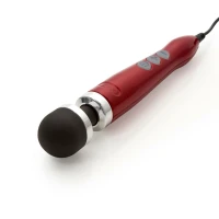 Вібромасажер DOXY Die Cast 3 Candy Red, дуже потужний, живлення 220В, металевий корпус — Переглянути зображення 2