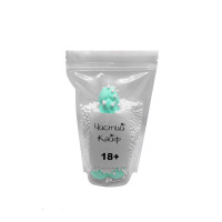 Крафтовое мыло-член с присоской Чистий Кайф Turquoise size L, натуральное