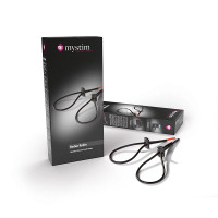 Утяжка для пеніса Mystim Rodeo Robin, пара силіконових струмопровідних ласо