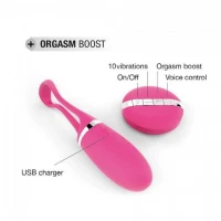 Віброяйце Dorcel Secret Delight Magenta з пультом ДК, з турборежимом і голосовим керуванням — Переглянути зображення 4