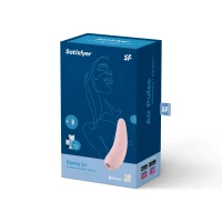 Вакуумний кліторальний стимулятор Satisfyer Curvy 2+ Pink з керуванням через інтернет — Переглянути зображення 7