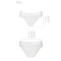 Трусики з прозорою вставкою Passion PS002 PANTIES XL, white — Переглянути зображення 5