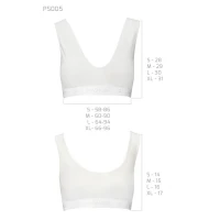 Спортивний топ з еластичної бавовни Passion PS005 TOP M, white — Переглянути зображення 6