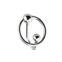 Уретральна вставка із кільцем Sinner Gear Unbendable – Sperm Stopper Solid, діаметр кільця 2,6 см — Просмотреть изображение 4