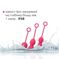Набір вагінальних кульок зі зміщеним центром ваги Svakom Nova Plum Red — Переглянути зображення 4