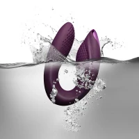 Жіночий вібратор для оргазму без рук Rocks Off Rock Chick Diva Purple, пульт ДК — Переглянути зображення 3