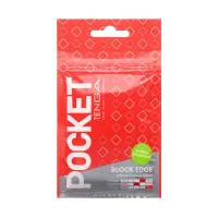 Мастурбатор TENGA Pocket Block Edge — Просмотреть изображение 1