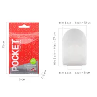 Мастурбатор TENGA Pocket Block Edge — Просмотреть изображение 2