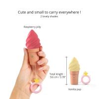 Вібратор-морозиво Love To Love CAND'ICE — RASPBERRY JOLLY — Переглянути зображення 3