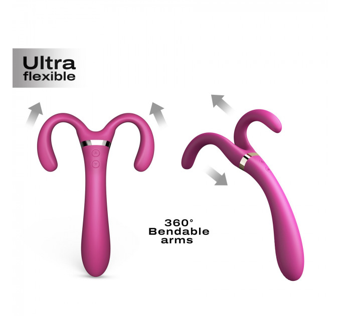 Вібратор-стимулятор Dorcel INFINITE JOY PLUM, багатофункціональний, унісекс