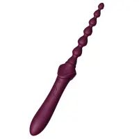 Мультифункціональний вібратор Zalo — Bess 2 Velvet Purple, 4 насадки, підігрів — Переглянути зображення 6