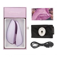 Вакуумний кліторальний стимулятор Womanizer Liberty Lilac, магнітна кришка, 2 насадки — Просмотреть изображение 6