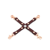 Шкіряна хрестовина Liebe Seele Wine Red Hogtie — Переглянути зображення 1