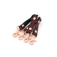Шкіряна хрестовина Liebe Seele Wine Red Hogtie — Переглянути зображення 5