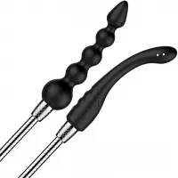 Набір анальних насадок для душу Nexus Advanced Shower Douche Duo Kit – Black, 2 шт — Переглянути зображення 1
