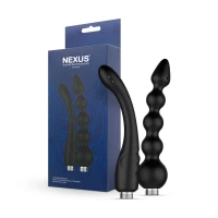 Набір анальних насадок для душу Nexus Advanced Shower Douche Duo Kit – Black, 2 шт — Переглянути зображення 8