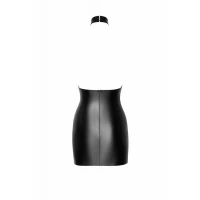 Сукня Noir Handmade F311 Eros, 3XL, black, міні, спідниця під латекс, — сітка, відкрита спина — Просмотреть изображение 5