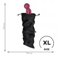 Мішечок для секс-іграшок Satisfyer Treasure Bag XL, чорний, на шнурку — Переглянути зображення 1