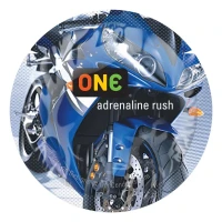 Презерватив ONE Color Sensations ONE adrenaline rush, 1 шт, синій, гладенький, зі змазкою — Переглянути зображення 1