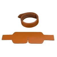 Маска на очі LOCKINK Blindfold Kit, коричнева, натуральна шкіра, регульований обсяг — Переглянути зображення 6