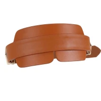 Маска на очі LOCKINK Blindfold Kit, коричнева, натуральна шкіра, регульований обсяг — Переглянути зображення 12