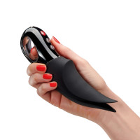 Вибратор для клитора Fun Factory VOLTA black, гибкий двойной кончик — Просмотреть изображение 7