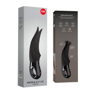 Вибратор для клитора Fun Factory VOLTA black, гибкий двойной кончик — Просмотреть изображение 9