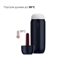 Інтерактивний смарт-мастурбатор з вібрацією та посмоктуванням Svakom Sam Neo 2 Pro, підігрів до 38 °C — Переглянути зображення 6