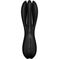 Клиторальный вибратор Satisfyer Threesome 2 Black, 3 гибких пальчика, 3 мотора