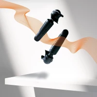 Мастурбатор-вібромасажер Manwan MAN.WAND EVO Pine Grey, чудово для пар, вібромінет — Просмотреть изображение 6