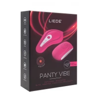 Вібратор у трусики Liebe Panty Vibe Recargable Cerise, нагрів до 39 °C, пульт, трусики S-M в комплекті — Просмотреть изображение 5