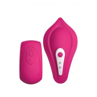 Вібратор у трусики Liebe Panty Vibe Recargable Cerise, нагрів до 39 °C, пульт, трусики S-M в комплекті — Просмотреть изображение 2