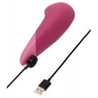 Мини-вибратор Womanizer Vibe Dusky Pink, 3 авторежима + 10 уровней интенсивности