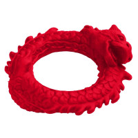 Эрекционное кольцо – дракон Creature Cocks Rise of the Dragon Silicone Penis Ring – Red, диаметр 4 см